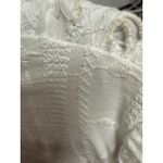 Flag & Anthem White Eyelet Mini Dress Tiered Size Small VNeck NWT Photo 9