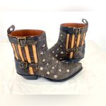 Dan Post  star struck distressed‎ leather booties, women’s 10M Photo 3