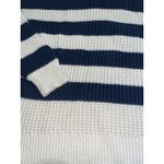 Madewell  striped waffle-knit Henley sweater polo collar, size large, MSRP $118 Photo 10