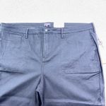 NYDJ  Plus‎ Size Black Stretch Milano Wide Leg Utility Pants Trousers 28W NWT Photo 6