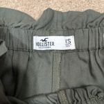 Hollister Ultra High Rise 100% Viscose Summer Green Shorts Tie Waist Women XS Photo 3