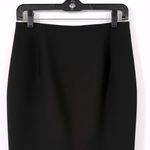 Theory  Golda‎ Black Wool Blend Lined Pencil Skirt Knee Length Office Classic 2 Photo 2