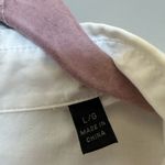 ATM White Button Down Shirt Size L Photo 3