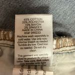 PacSun Blue Low Rise Medium Wash Distressed Raw Hem Skinny Jeans Size 23 Photo 4