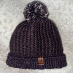 The North Face Dark Knit Beanie with Pom-Pom Photo 0
