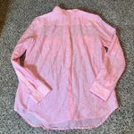 Gap  Pink Snake Print Button Down Shirt Women's Size M Long Sleeve Casual Top Photo 7