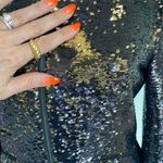 Walter Baker  Keisha Black Gold Sequin Jacket Photo 1