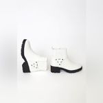 Lulus Rachael White Ankle Boots Size 7 Photo 2