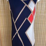 Carmen Marc Valvo | Sleeveless Geometric Color Block Knit Dress Photo 0