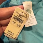 Aerie NWT Crinkle Shimmer Scoop Cheekiest One Piece Swimsuit Blue Teal L Photo 5