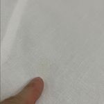 Eileen Fisher White Knit Mini Knee Length 100% Organic Linen Skirt - Size PS Photo 14