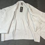 MarlaWynne Knit Cardigan Duster Pockets Button Front Light Gray Size 1X TAG Photo 9