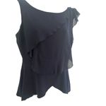 Oscar de la Renta  Sleeveless Layered Top Sz 8 Photo 2