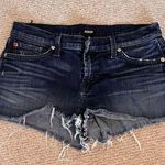 Hudson Jeans Blue Distressed Jean Shorts Photo 0
