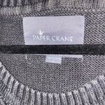 Paper Crane  Gray Knit Sleeveless Mini Sweater Dress Women's Size Small Photo 4