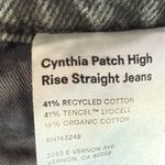 Reformation  Cynthia Patch High Rise Straight Jeans Sz 25 Photo 10