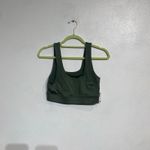 Jenni  Green Square Neck Sports Bra Sz S NWT Photo 1