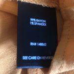 Torrid Fit N Flare Rayon Slub Top Tied Short Sleeve Sz 4X Maize Yellow Button Up Photo 7