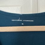 Universal Standard  Shirt Dress Teal Iconic Plus Basic V-Neck Geneva Size XL 26 Photo 3