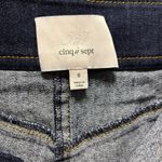 Cinq à Sept Womens Denim High Waist Zip Front Shorts Size 8 Photo 4