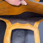 Vintage Genuine Leather Tan Rustic Distressed Workwear Satchel Briefcase Bag Photo 8