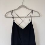 Madewell  Silk Cami Slip Dress Black 2 Photo 4