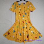 Unique Vintage  Gwynnie Bee Garden‎ Party Yellow Dress, M Photo 1