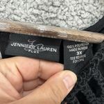 Jennifer Lauren Sleeveless Maxi Dress Women 3X Blue Geometric Crochet Boho Beach Photo 2