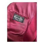 Vintage 70s Daks Red Tailored Blazer with Shawl Lapels Size 10 Photo 5