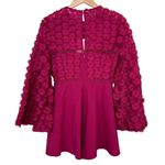 Keepsake Raspberry Mirrors Playsuit Floral Lace Sz S Photo 4