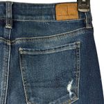 American Eagle SZ 4 High-Rise Jeggings Dream Jeans Whiskered Distressed Stretch Photo 7