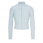 SKIMS NWT  SNOW BUNNY SHOP KNIT HALF ZIP PULLOVER CLOUD SZ L Photo 1