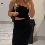 ZARA Black Cutout Dress Photo 1