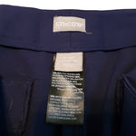 Chico's Pants Size 2.5R US Size 14R Women's Wide Leg Trousers Flat Front Blue Photo 4