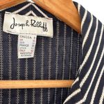 Joseph Ribkoff Vintage Ladies Full Zip Striped Jacket Size 8 Nautical Photo 5