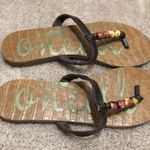 O'Neill O’Neil Brown Beaded Sandals 6 Photo 2
