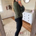 Zella  green cropped zip up jacket Photo 3