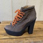 Ralph Lauren Polo ‎ Oiled Sueded Helene Bootie Size 38B Size 8 Fluorescent Photo 3