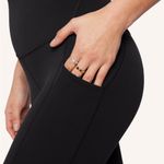 Lululemon  Athletica black full length Classic Black Leggings size 12 peloton Photo 3