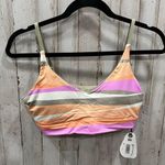 prAna New! Willow Falls Reversible Bikini Top Waves Green Womens Size Small Photo 0