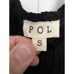 POL Women's Lace Bralette Cami Size Small Black Strappy Back Photo 3