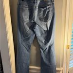 Seven7  Blue Flare Wide Leg Jeans Distressed Photo 3