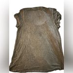 Maronie Brown Vneck Tee and Leopard Print Biker Shorts Set Medium Photo 2