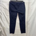 Orvis women's five pocket navy blue cotton stretch chino casual skinny pants 10 Photo 5