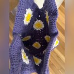 Crochet purple tote bag Photo 2