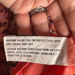 Anthropologie  Tulle Pink Brown Abstract Floral Sleeveless Mini Dress Sz Medium Photo 6