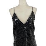 Lulus NWT  Force of Fashion Black Backless Sequin Dress Photo 3