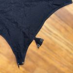 KOAJ Womens Medium Black “Out Of Your League” High Neck Bodysuit Skater Punk GUC Photo 2