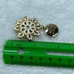 White Glitter Snowflake Winter Wonder Dangle Christmas Holiday Pin Brooch AAI Photo 5