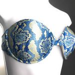 Indah  Snake Print Underwire Padded Bikini Top Photo 1